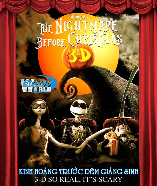 D121. The Nightmare Before Christmas  - KINH HOÀNG TRƯỚC ĐÊM GIÁNG SINH 3D 25G (DTS-HD 5.1)